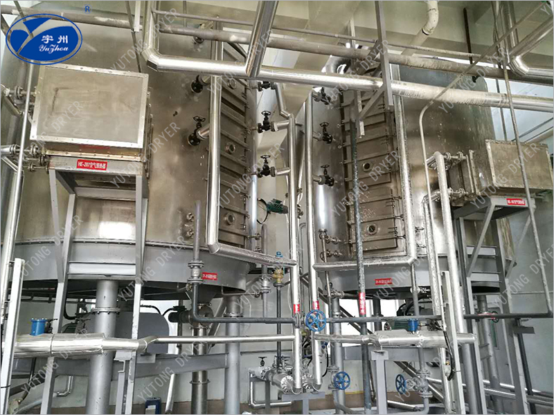 Asphalt vacuum pan dryer